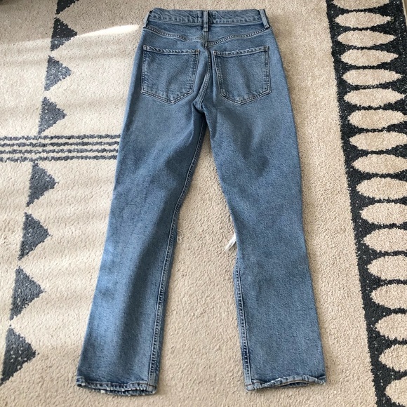 AGOLDE Riley Distressed High-Rise Jeans - Picture 3 of 11